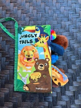 Jungly Tails Soft Activity Book - Green